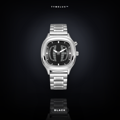 TYMELUX Y2K Globe Watch - Black