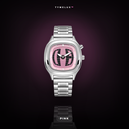 TYMELUX Y2K Globe Watch - Pink