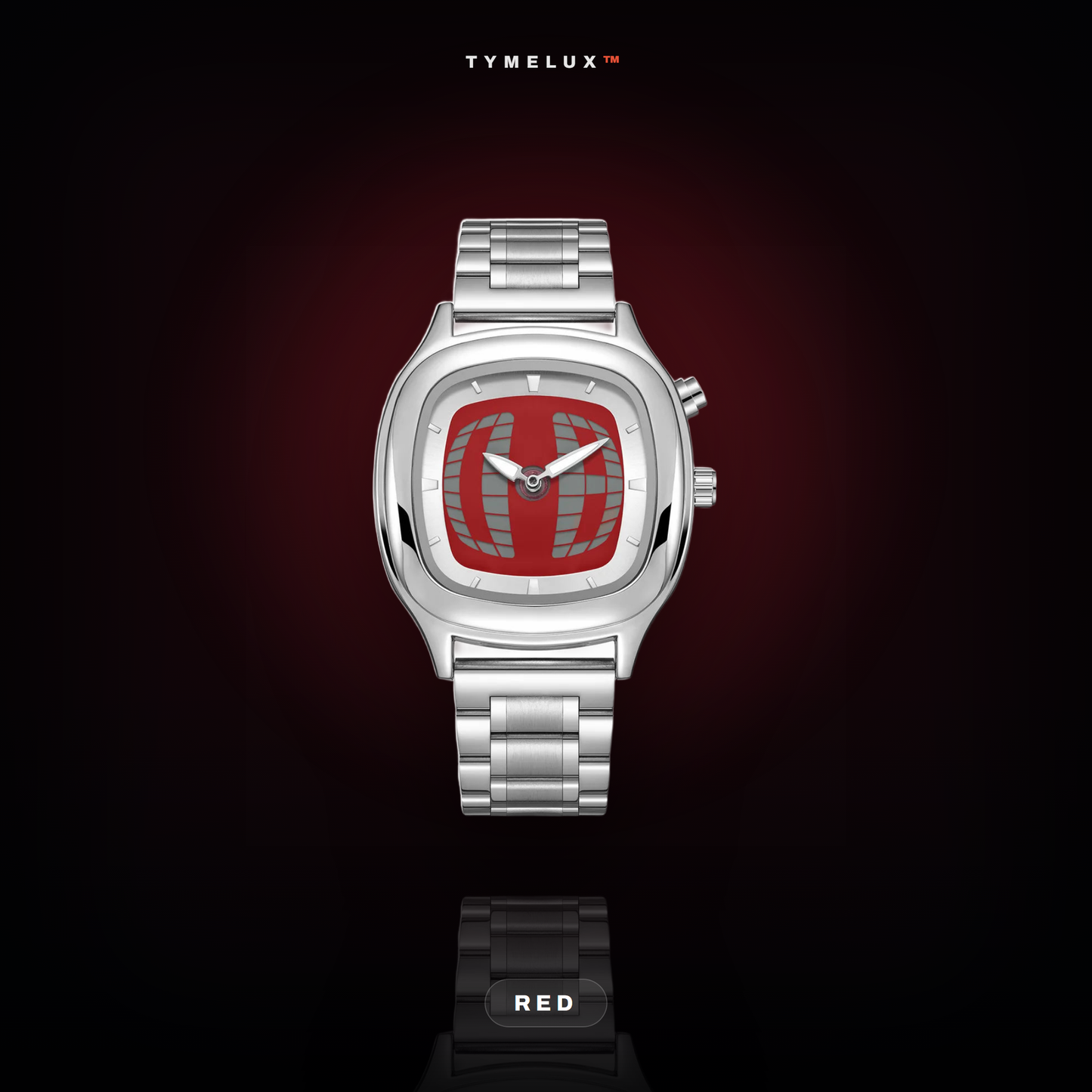 TYMELUX Y2K Globe Watch - Red